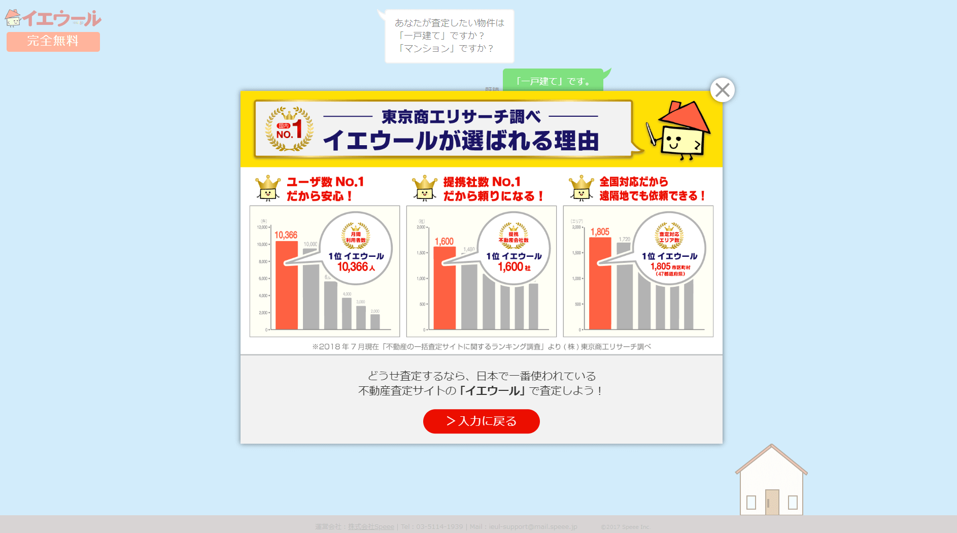 不動産売却の一括査定はイエウールがおすすめ